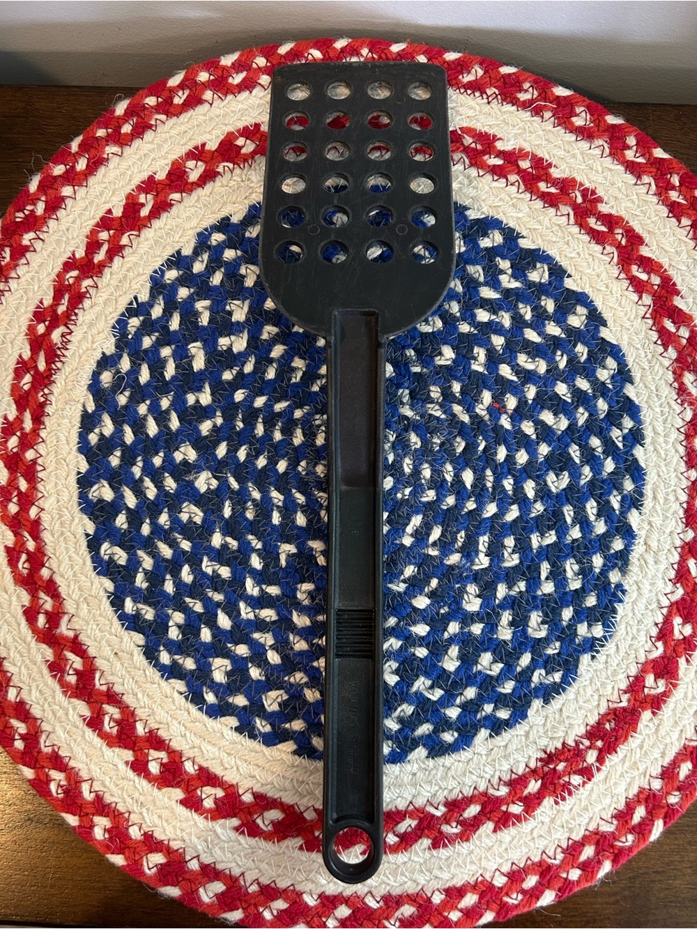 T-Fal Black Nylon Slotted Holes Spatula Plastic Lightweight Flipper 13” Canada. - Picture 4 of 7